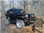 Jeep Wrangler 2.5 liter Zwart. te Ruil